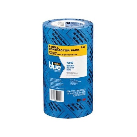 3M ScotchBlue Painter's Tape 2090-36A-CP, 1.41 inx60 yd 36 mmx54, 8 m6, 36PK 7100272262
